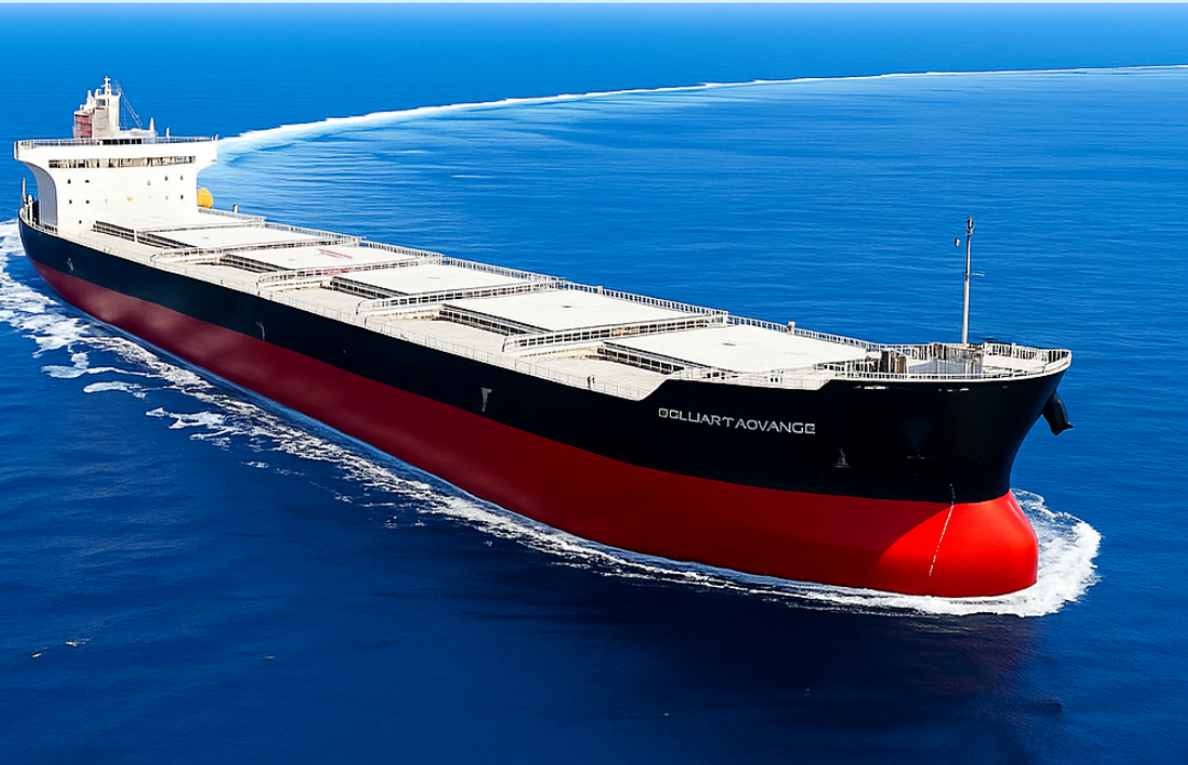 Navio cargueiro representando comércio exterior